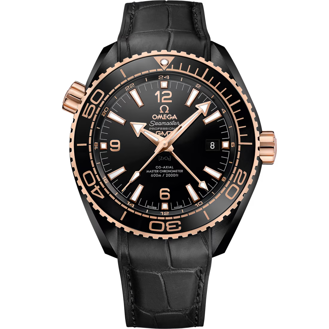 Omega Seamaster Planet Ocean 600M 45.5mm Black Dial Black ceramic Strap 215.63.46.22.01.001