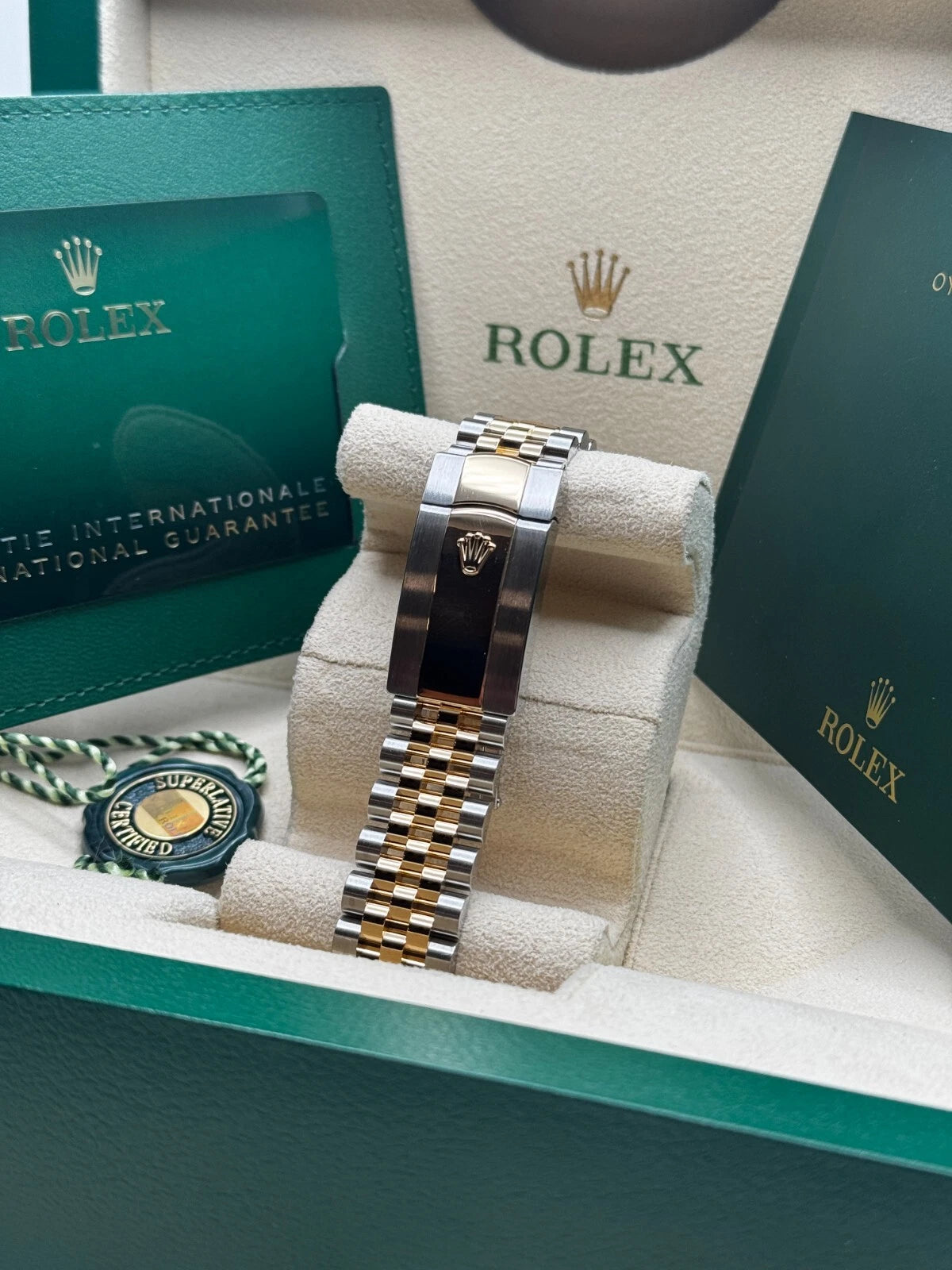 Rolex Datejust 41mm 126333 Black Diamond Jubilee Steel and Yellow Gold Men’s Watch - Image 2