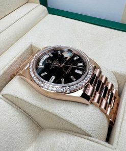 Alternative view of Rolex  Day-Date 40mm Eisenkiesel / Diamonds Dial 228345rbr-0016