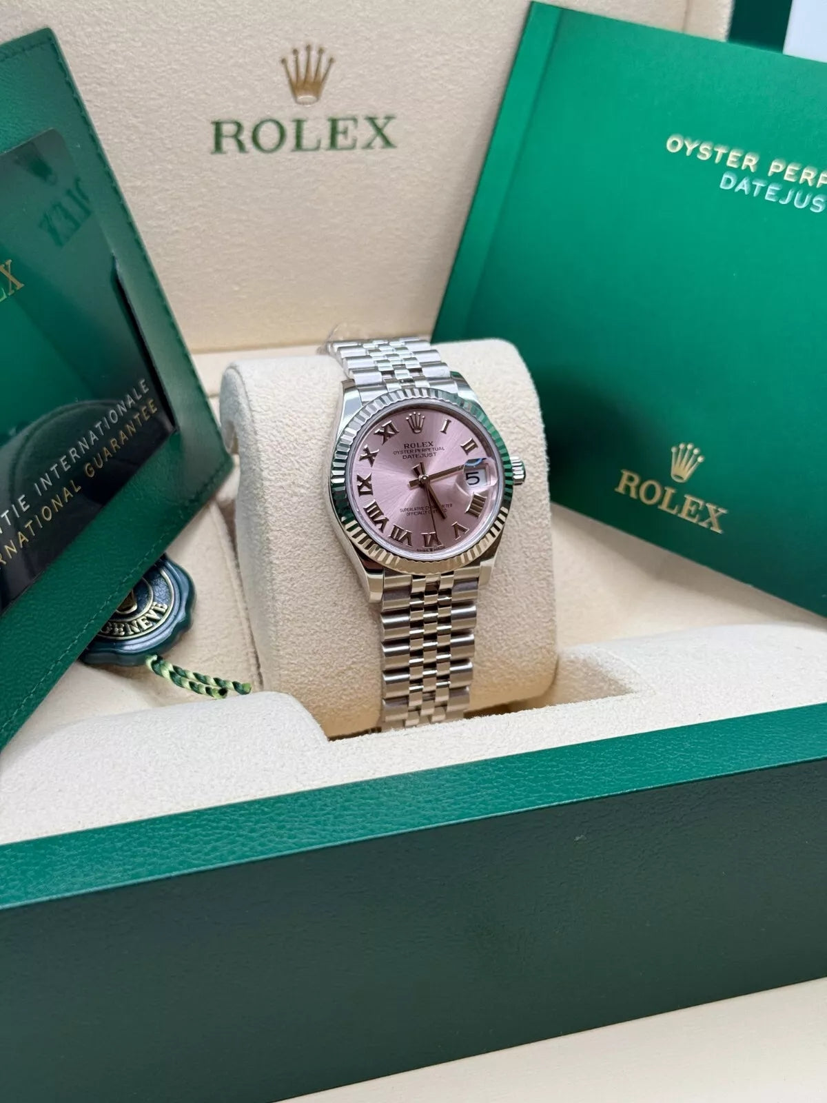 Rolex Datejust m278274-0019/0020 Pink 31mm Dial Oyster Watch - Image 9