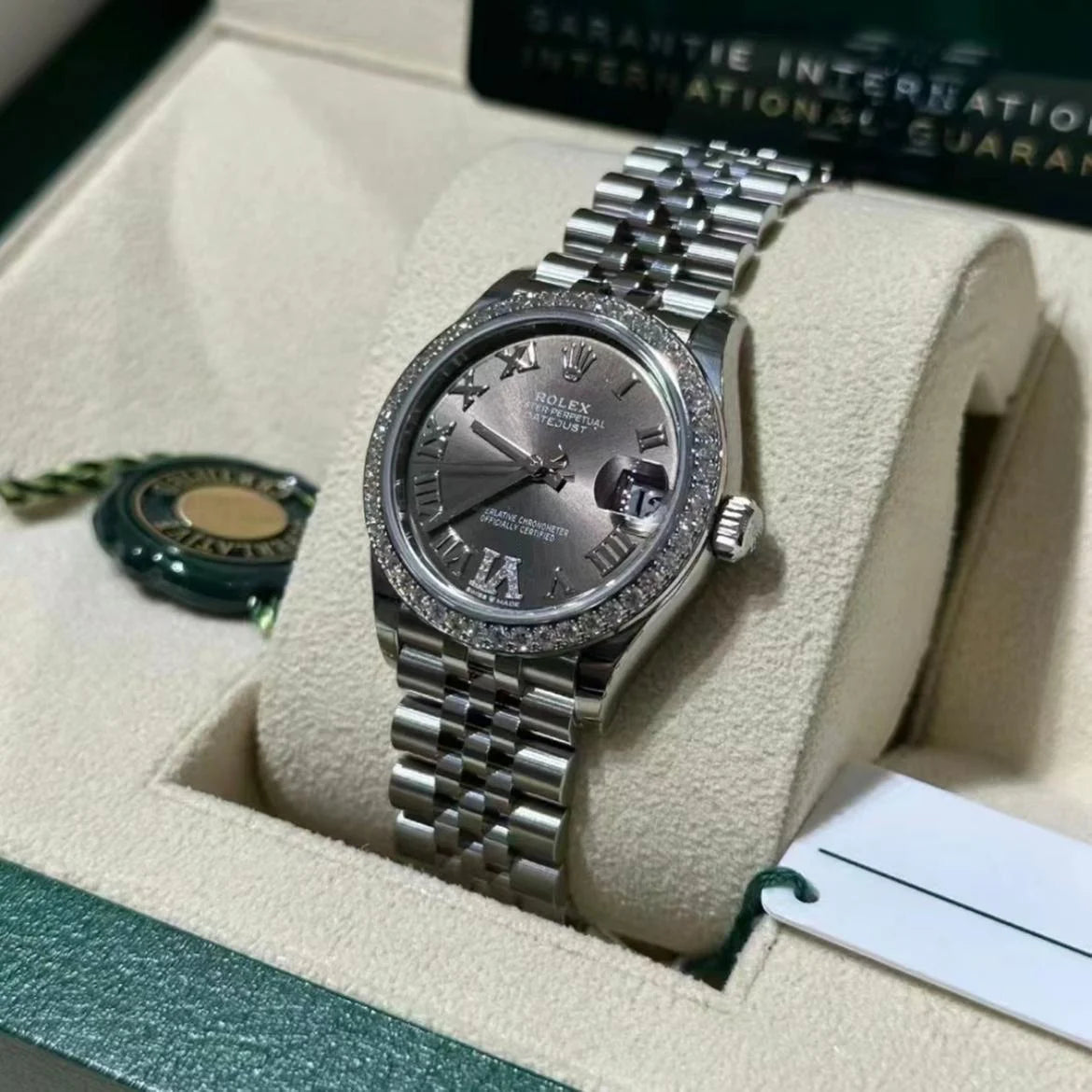 Rolex Datejust m278384RBR-0031/0032 Dark Grey 31mm Dial Oyster Watch - Image 3