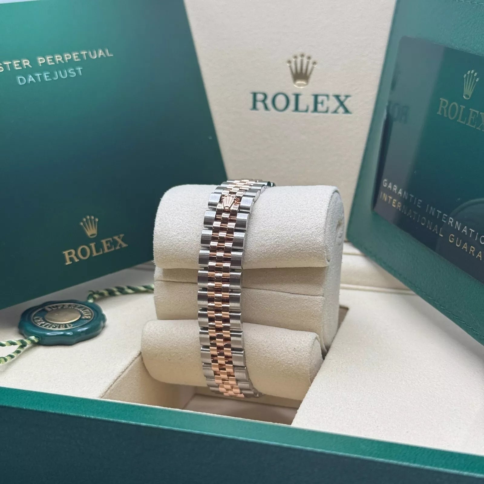 Rolex Lady-Datejust 28mm 279381RBR Rose Diamond Dial Oyster Bracelet - Image 7