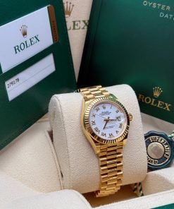 Alternative view of Rolex Lady-Datejust 28mm 279178 White Dial