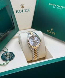 Alternative view of Rolex Lady-Datejust 28mm 279173 Silver Index Dial Oyster Bracelet