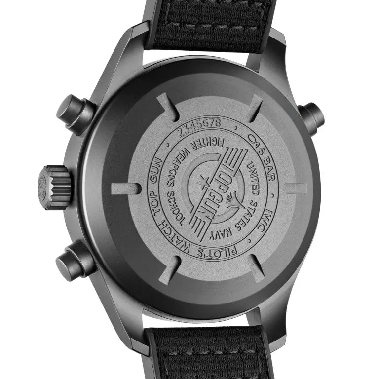 IWC Pilot's Watch Double Chronograph Top Gun Ceratanium 44mm IW371815 - Image 6
