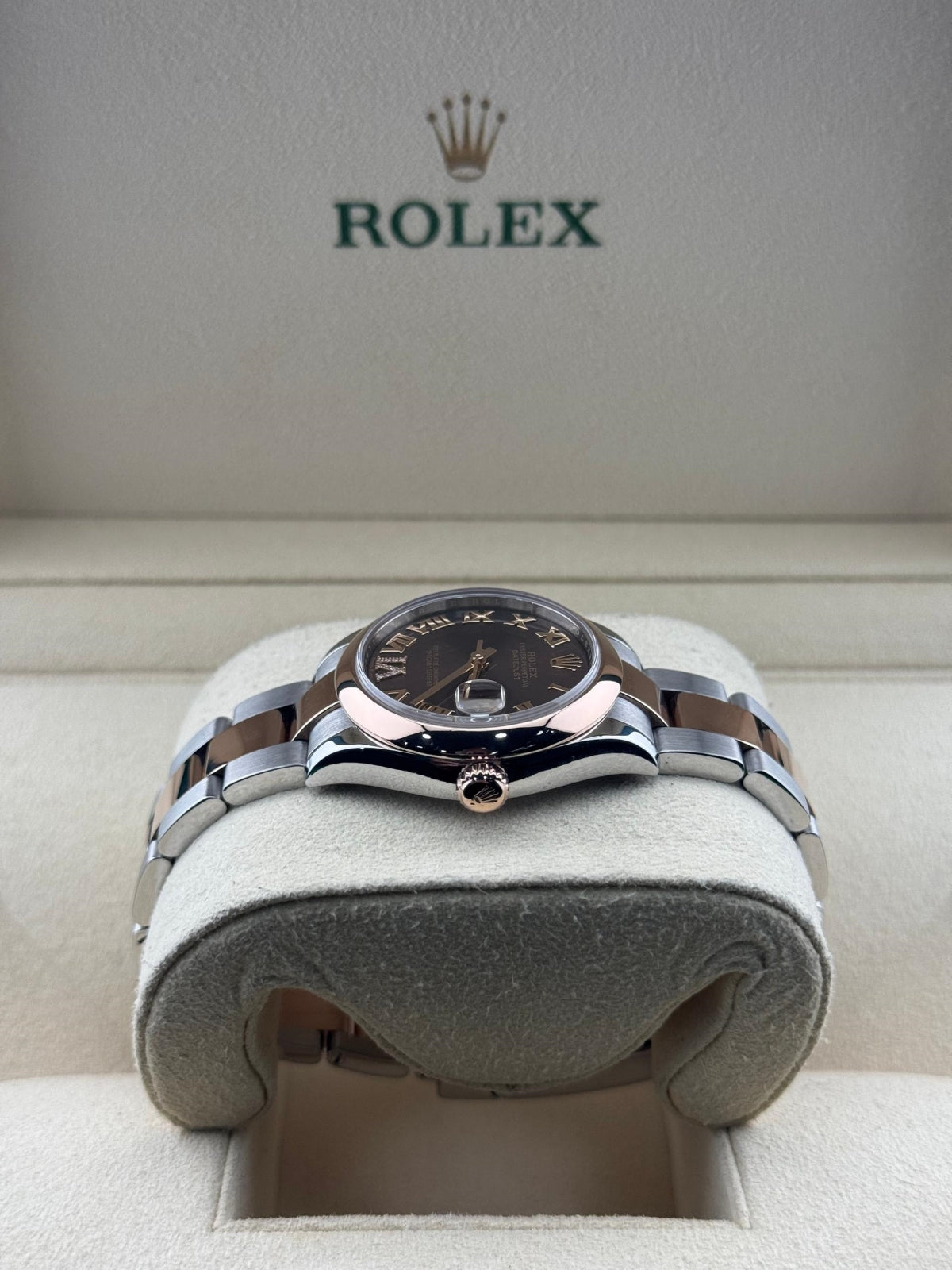 Rolex Datejust m278241-0003/0004 Chocolate 31mm Dial Oyster Bracelet Watch - Image 9