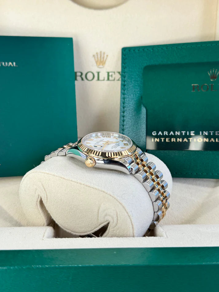 Rolex Datejust m278273-0001/0002 31mm White Dial Stainless Steel and Yellow Gold Oyster Watch - Image 5