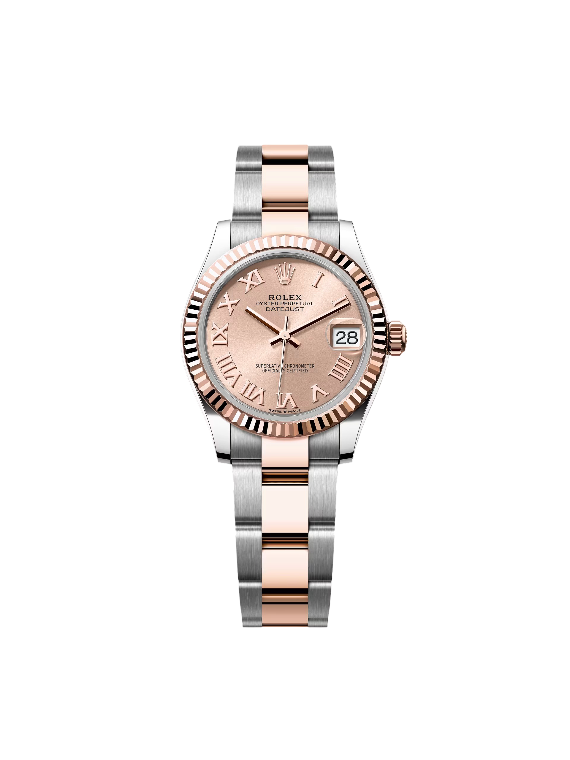 Rolex Datejust m278271-0005/0006 Rose 31mm Dial Oyster Bracelet Watch - Image 3