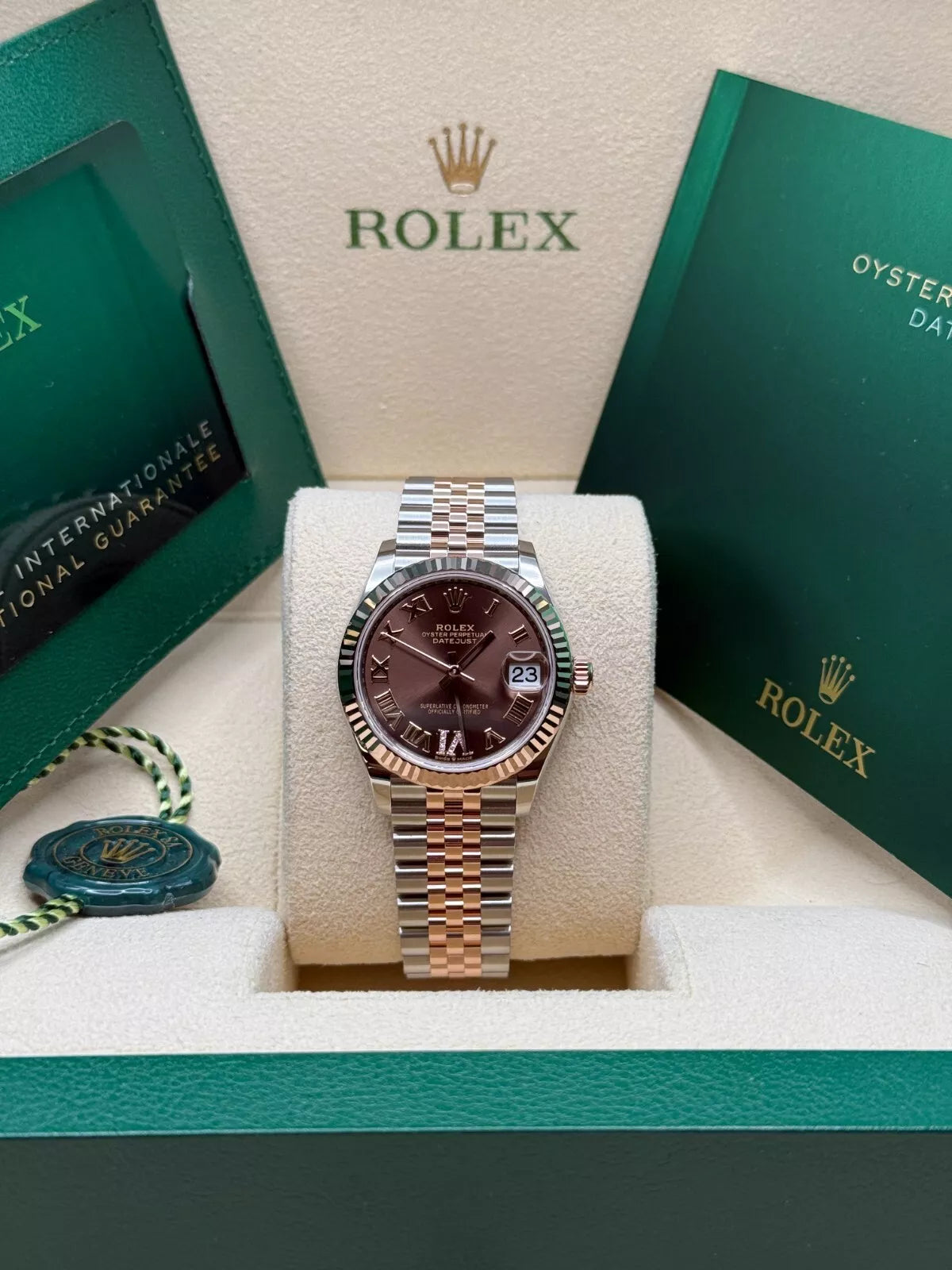 Rolex Datejust m278271-0003/0004 Chocolate 31mm Dial Oyster Bracelet Watch - Image 10