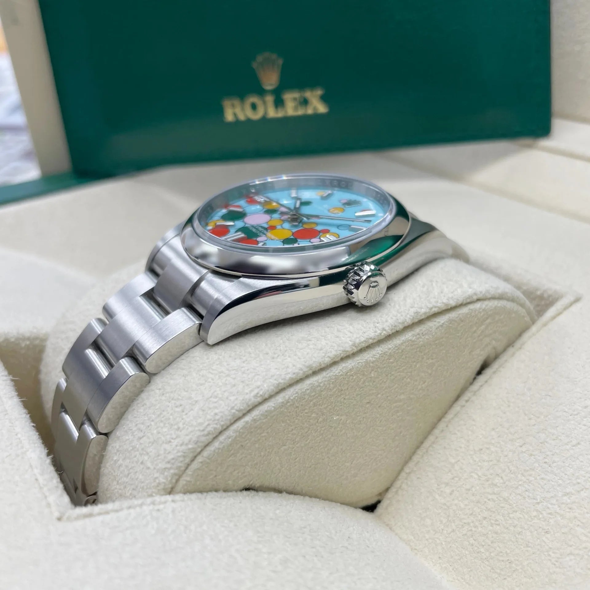Rolex Oyster Perpetual 36mm 126000-0009 Turquoise Celebration Dial Oyster Bracelet - Image 3