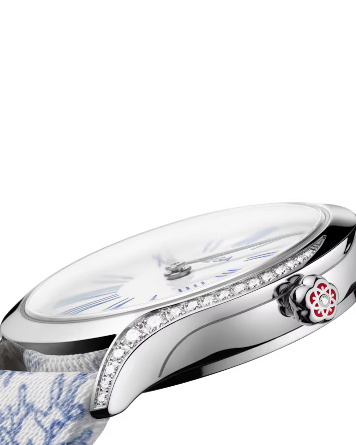 Omega De Ville Mini Trésor 26mm White Dial with Diamonds Stainless Steel Strap 428.17.26.60.04.001 - Image 4