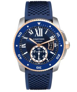 Cartier CALIBRE ROSE GOLD MIX BLUE 42mm