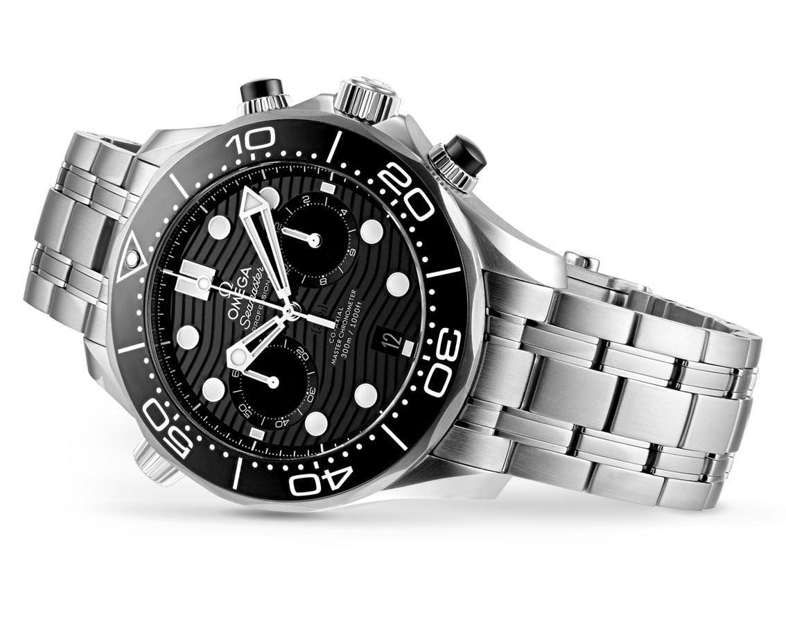 Omega Seamaster Diver 300M 44mm Black Dial Stainless Steel Bracelet 210.30.44.51.01.001 - Image 8