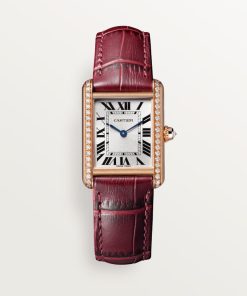 Cartier TANK LOUIS  Rose Gold Diamond 22mm