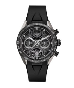 TAG Heuer Carerra Chronograph Tourbillon Extreme Sport 44mm Mens Watch Black CBU5080.FT6272
