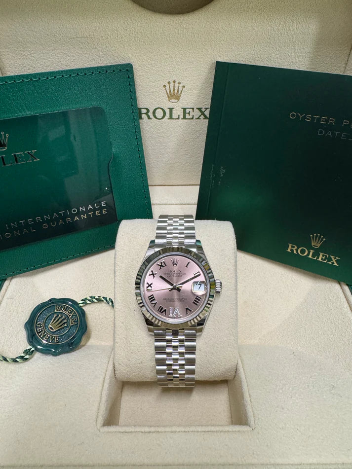 Rolex Datejust m278274-0023/0024 Pink 31mm Dial Oyster Watch - Image 8