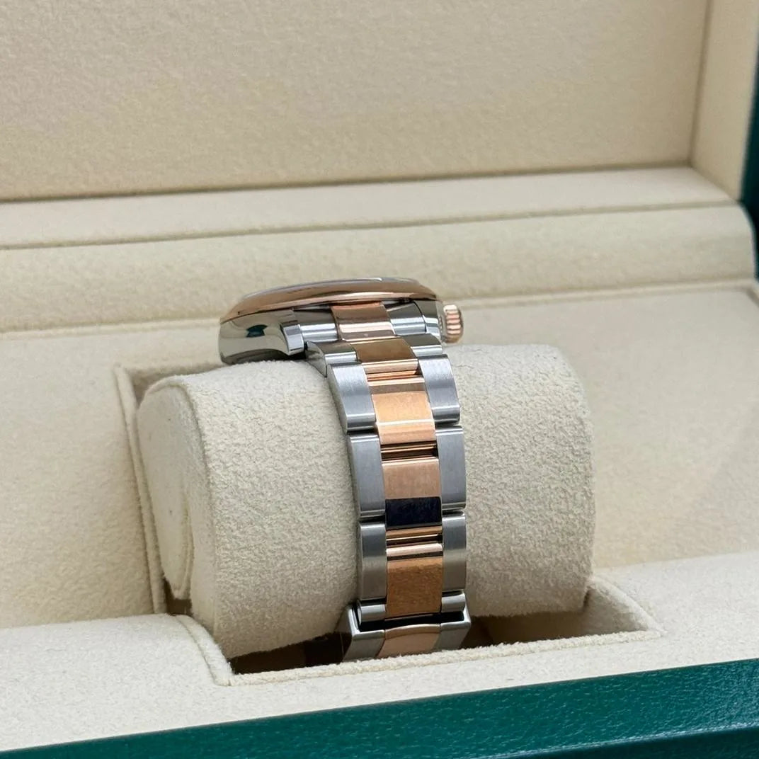 Rolex Datejust m278241-0031/0032 31mm Silver Floral Motif Dial Oyster Bracelet Watch - Image 7