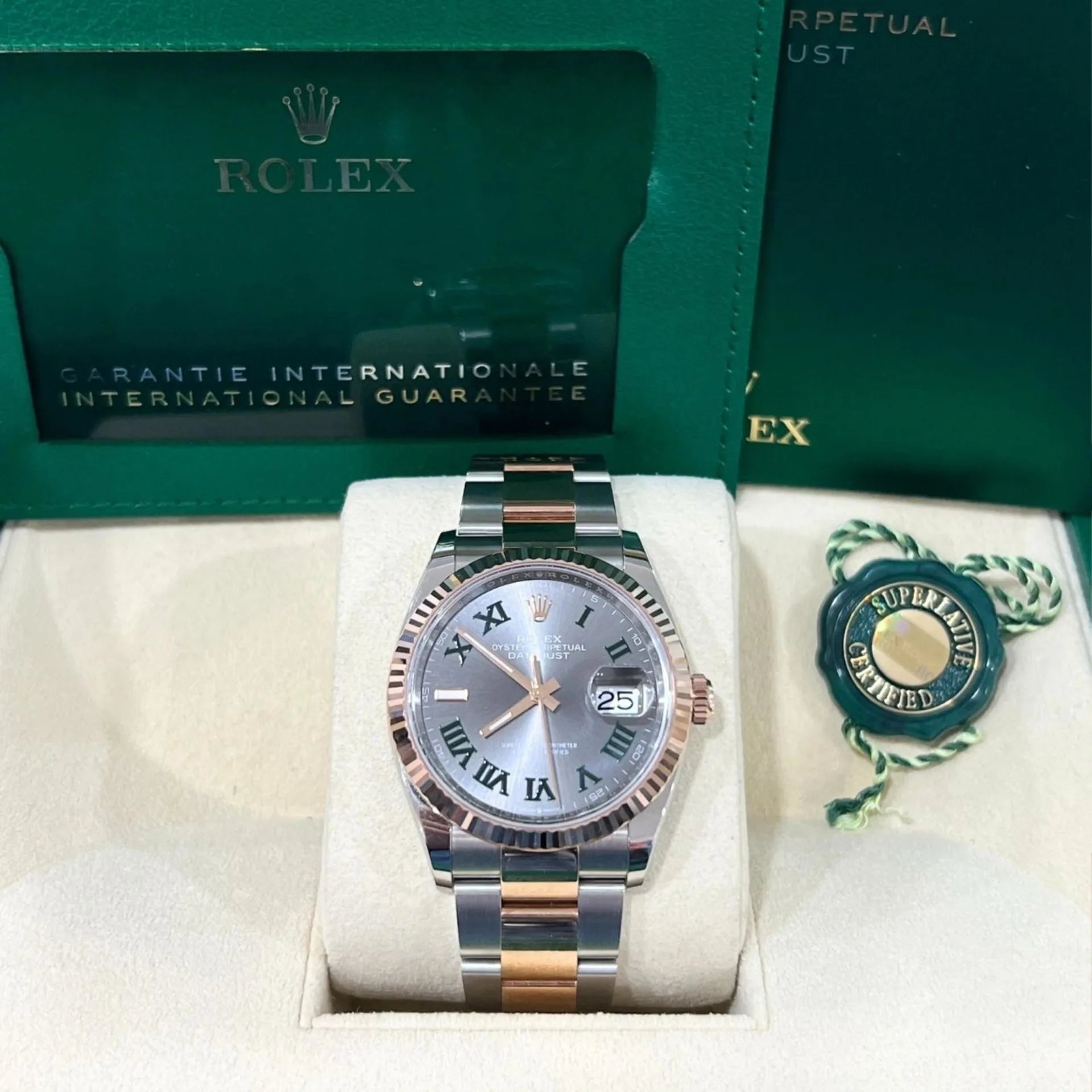 Rolex Datejust 36mm 126231 Slate Dial Oyster Bracelet Watch - Image 5