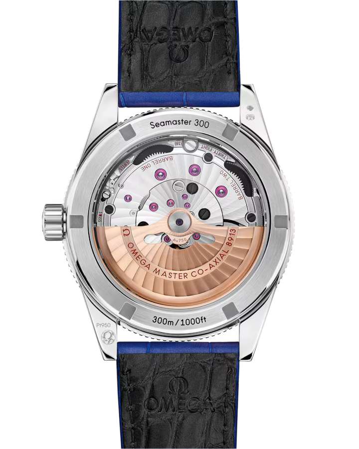 Omega Seamaster 300 41mm Blue Dial Platinum Strap 234.93.41.21.99.002 - Image 2