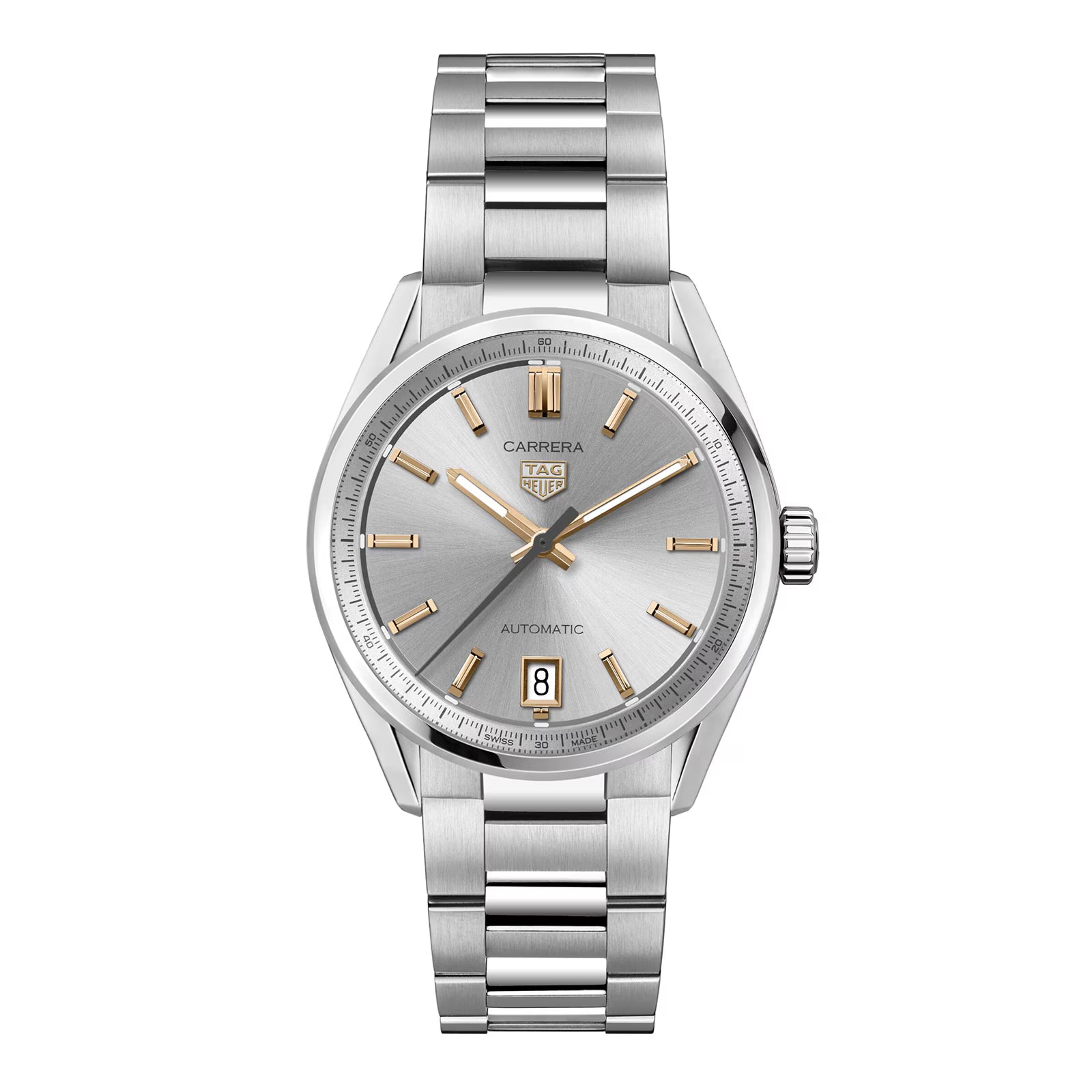 TAG Heuer Carrera Date 36mm Unisex Watch Silver WBN2310.BA0001
