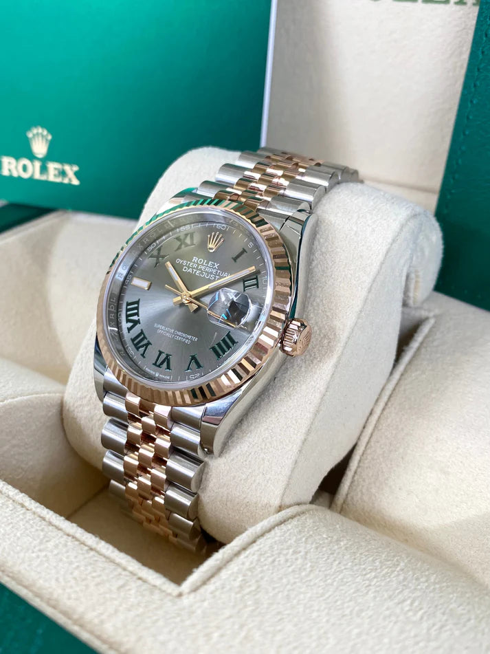 Rolex Datejust 36mm 126231 Slate Dial Oyster Bracelet Watch - Image 10