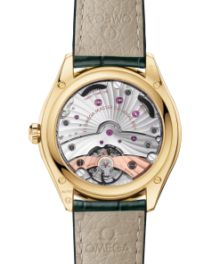 Alternative view of Omega De Ville Trésor 40mm Green Dial 18k Yellow Gold Strap 435.53.40.21.10.001