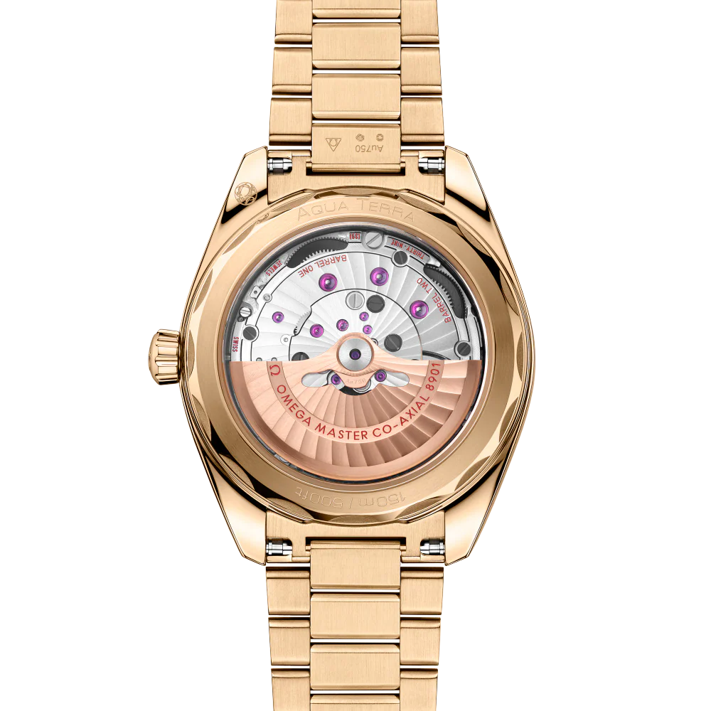 OMEGA Seamaster Aqua Terra 41 mm Green Dial Stainless Steel and Sedna�?18k Yellow Gold Strap 220.50.41.21.10.001 - Image 2