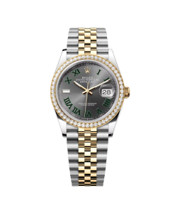 Rolex Datejust 36mm 126283 Wimbledon Slate Dial Jubilee Bracelet Watch