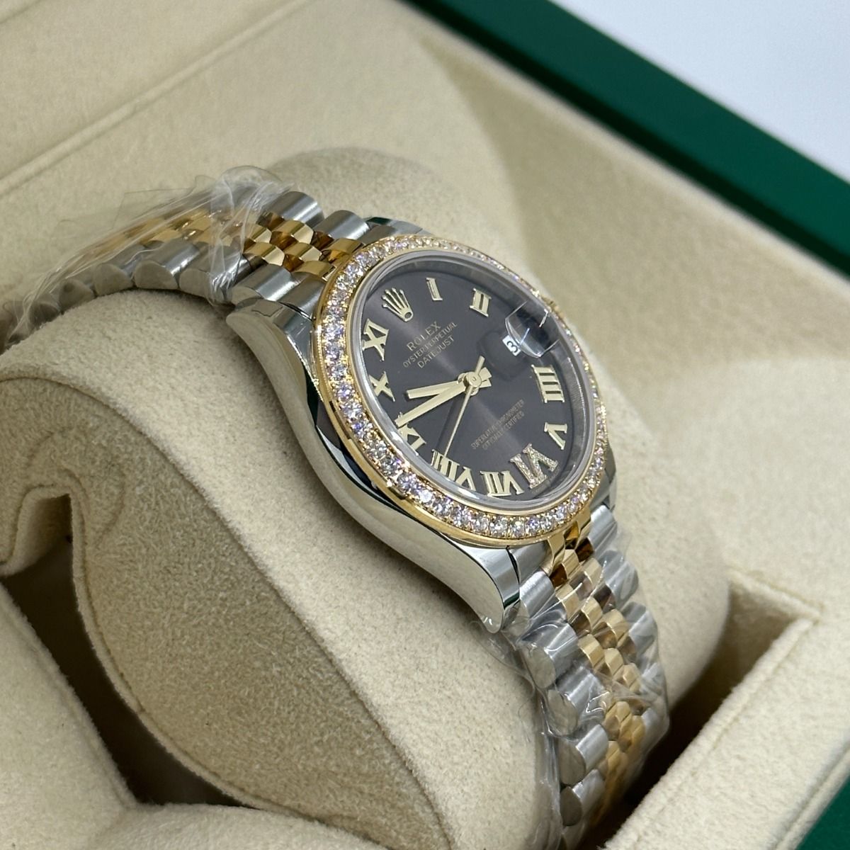 Rolex Datejust m278383RBR-0017/0018 31mm Dark Grey Dial Oyster Bracelet - Image 4