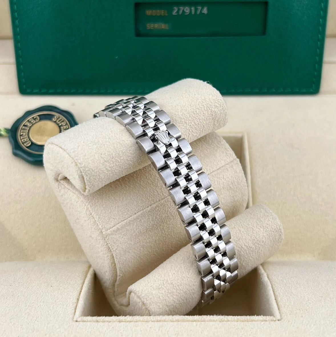 Rolex Lady-Datejust 28mm 279174 Dark Grey Roman Dial Oyster Bracelet - Image 7