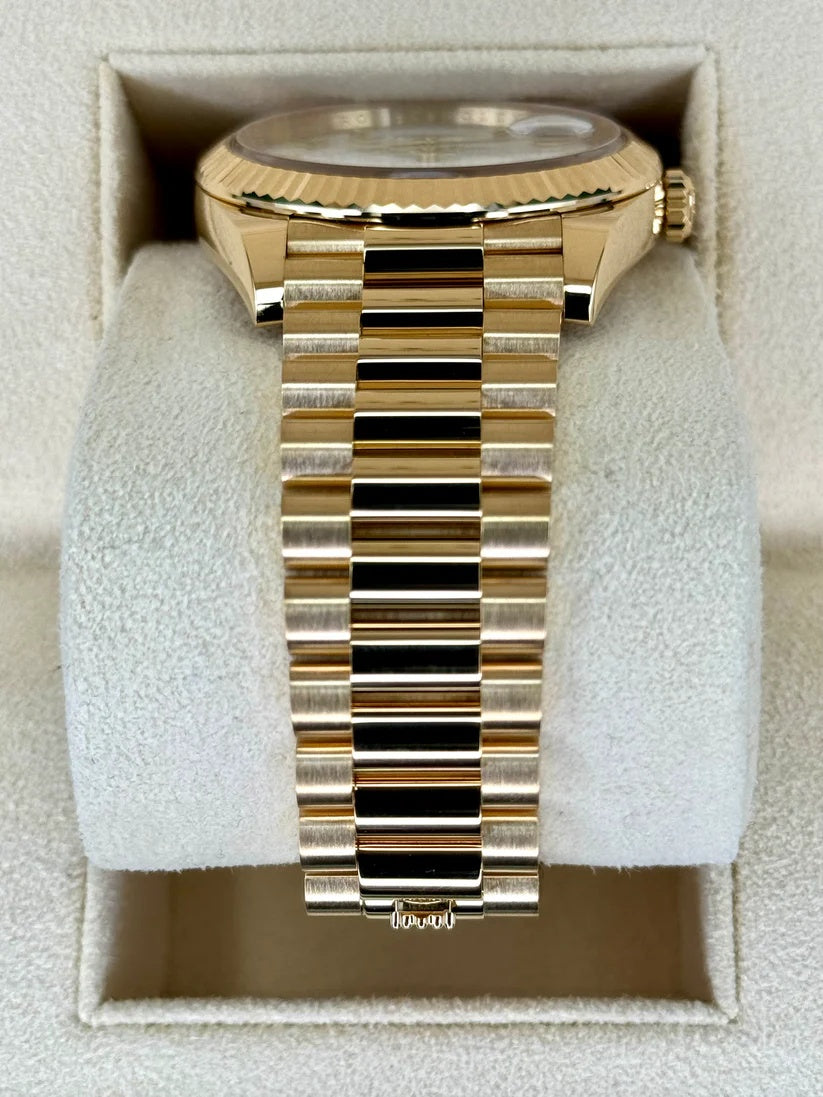 Rolex Day-Date President 40mm Yellow Gold White Roman Dial - 228238 - Image 5