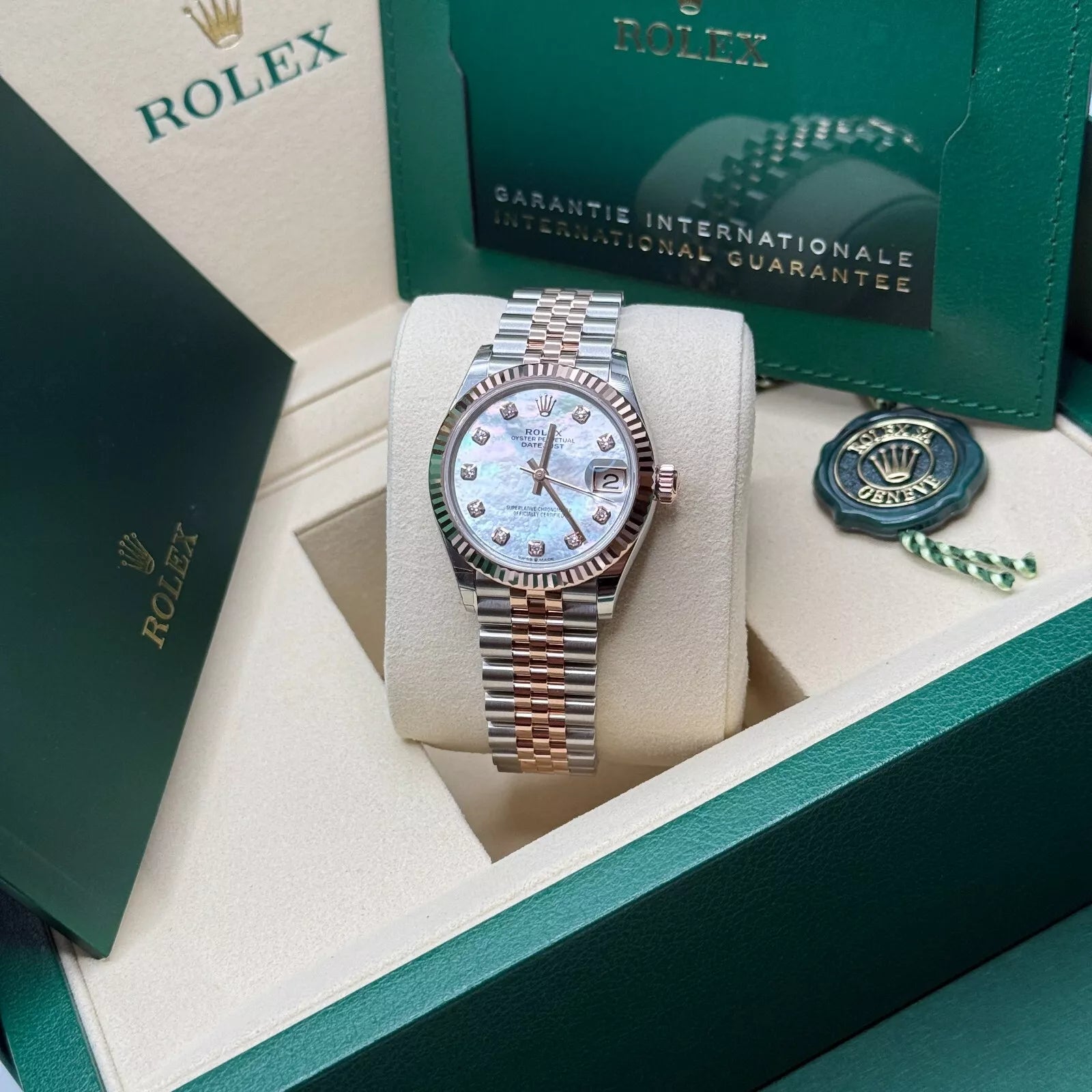 Rolex Datejust m278271-0025/0026 White Mother-of-Pearl 31mm Dial Oyster Bracelet Watch - Image 10