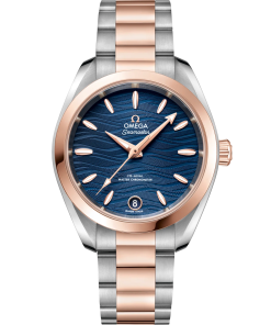 Omega Seamaster Aqua Terra 150M 34 mm Blue Dial Stainless Steel and Sedna�?18k Rose Gold Bracelet 220.20.34.20.03.001