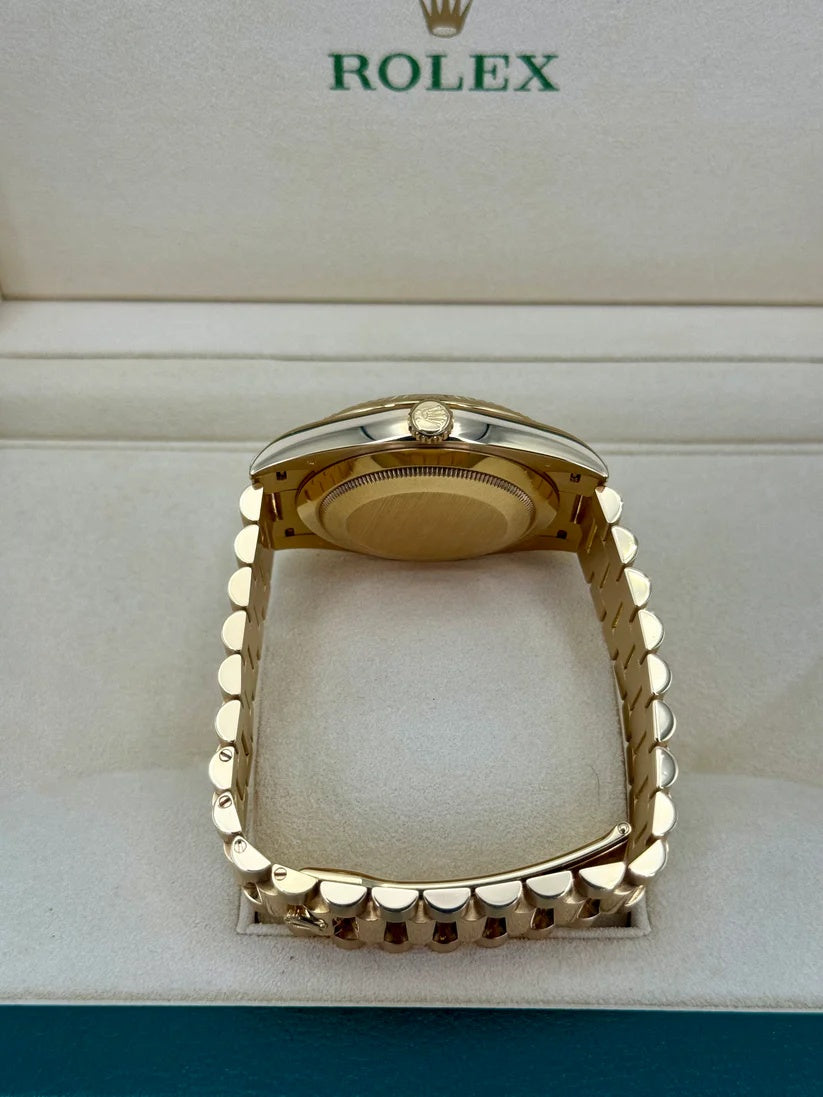 Rolex Day-Date President 40mm Yellow Gold White Roman Dial - 228238 - Image 7
