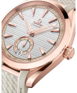Alternative view of Omega Seamaster Aqua Terra 150M 41mm Silver Dial Sedna�?18k Rose Gold Strap 220.52.41.21.02.001