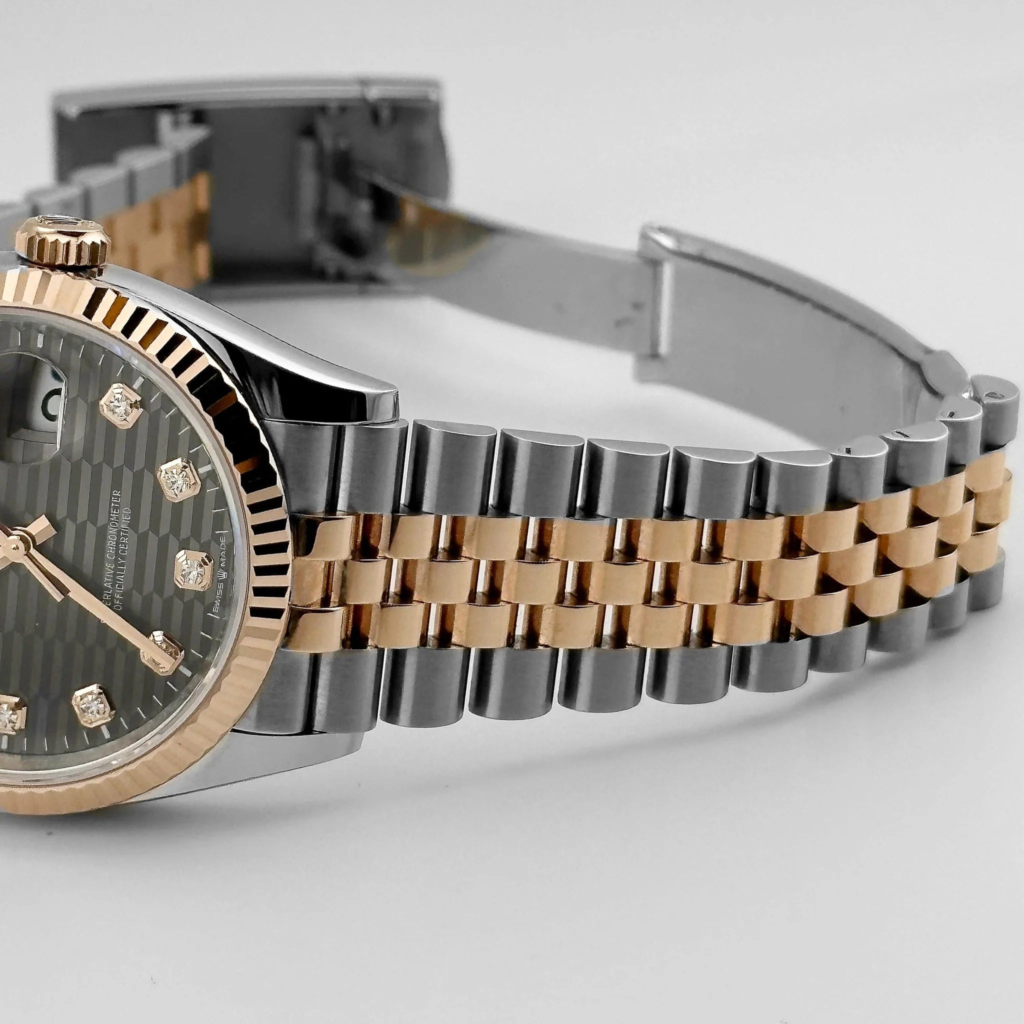 Rolex Datejust 36mm 126231 Slate Fluted Motif Dial 36mm Jubilee Bracelet - Image 4