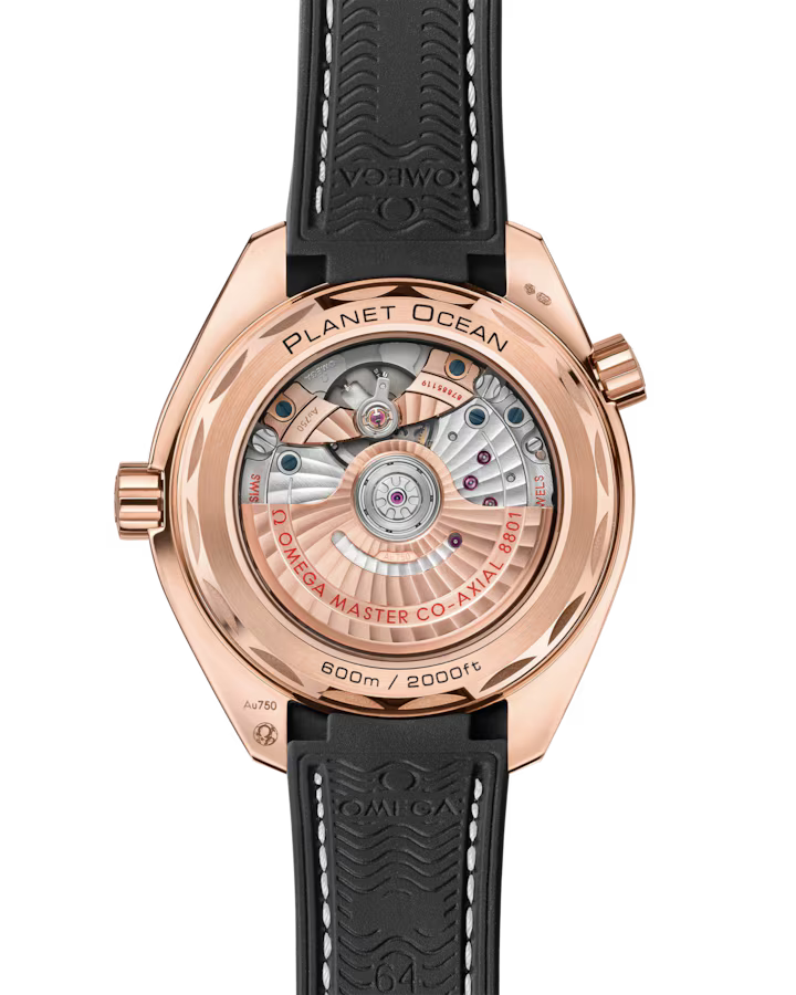 Omega Seamaster Planet Ocean 600M 39.5mm Brown Dial Sedna�?18k Rose Gold Strap 215.63.40.20.13.001 - Image 3