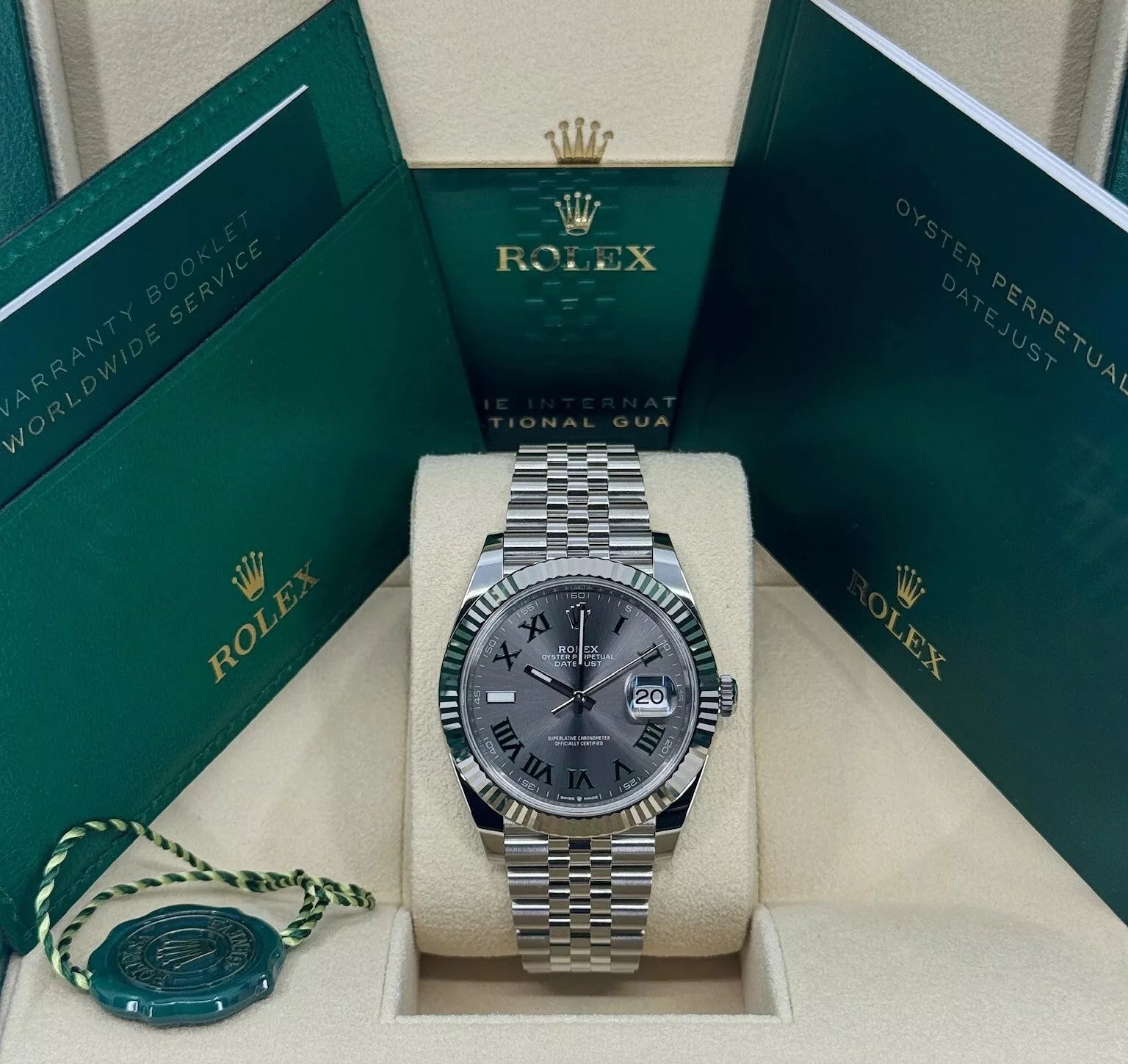 Rolex Datejust 36mm 126234 Datejust Slate Roman Dial Jubilee Watch - Image 9