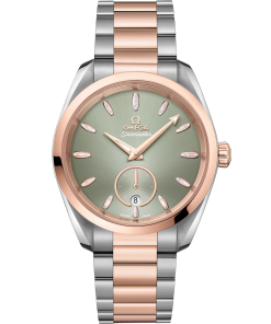 Omega Seamaster Aqua Terra 150M 38 mm Green Dial Stainless Steel and  Sedna�?18k Rose Gold Bracelet 220.20.38.20.10.001