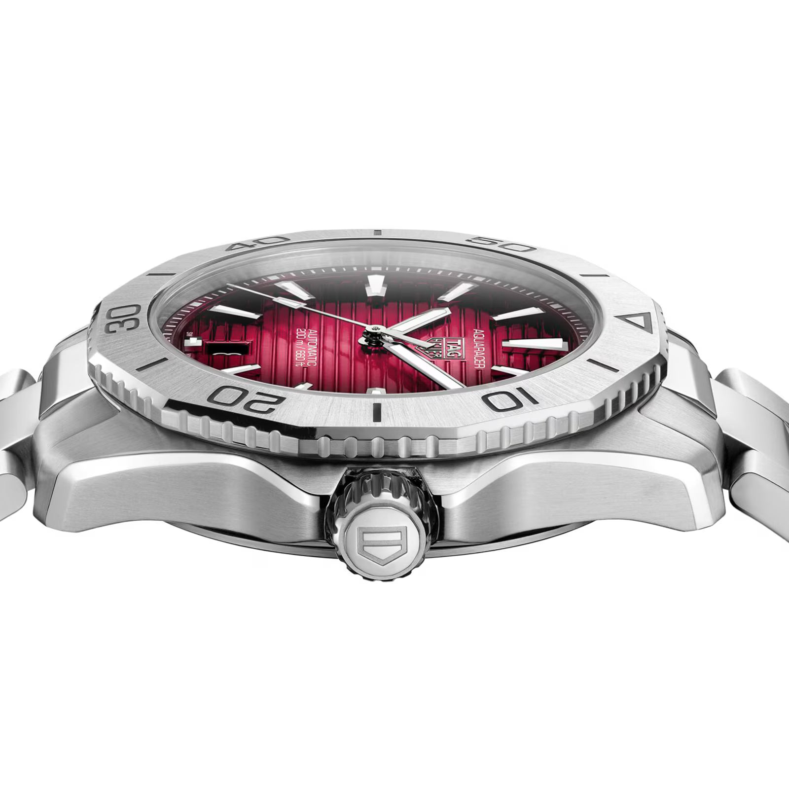 TAG Heuer Aquaracer Professional 200 40mm Mens Watch Red WBP2114.BA0627 - Image 8