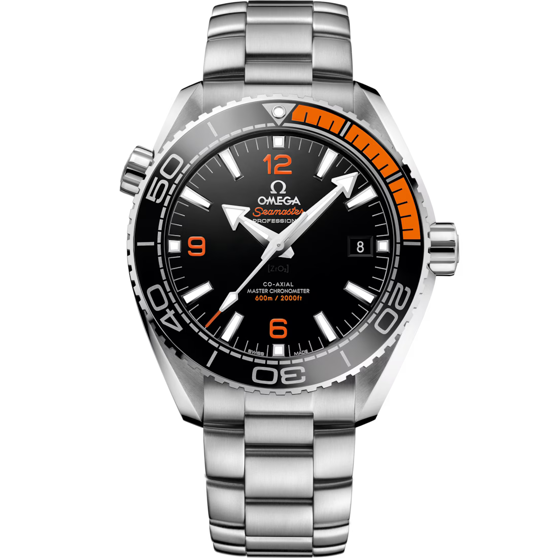 Omega Seamaster Planet Ocean 600M 43.5mm Black Dial Stainless Steel Bracelet 215.30.44.21.01.002