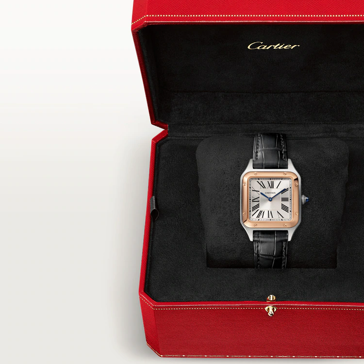 Cartier SANTOS-DUMONT Rose Gold MIx 43.5mm - Image 7