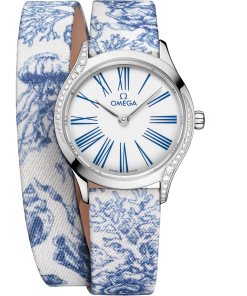 Omega De Ville Mini Trésor 26mm White Dial with Diamonds Stainless Steel Strap 428.17.26.60.04.001