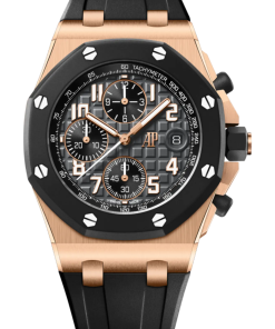 Audemars Piguet OFFSHORE Pink Gold Anthracite Grey Dial CHRONOGRAPH 42mm 26238OK.OO.A002CA.01