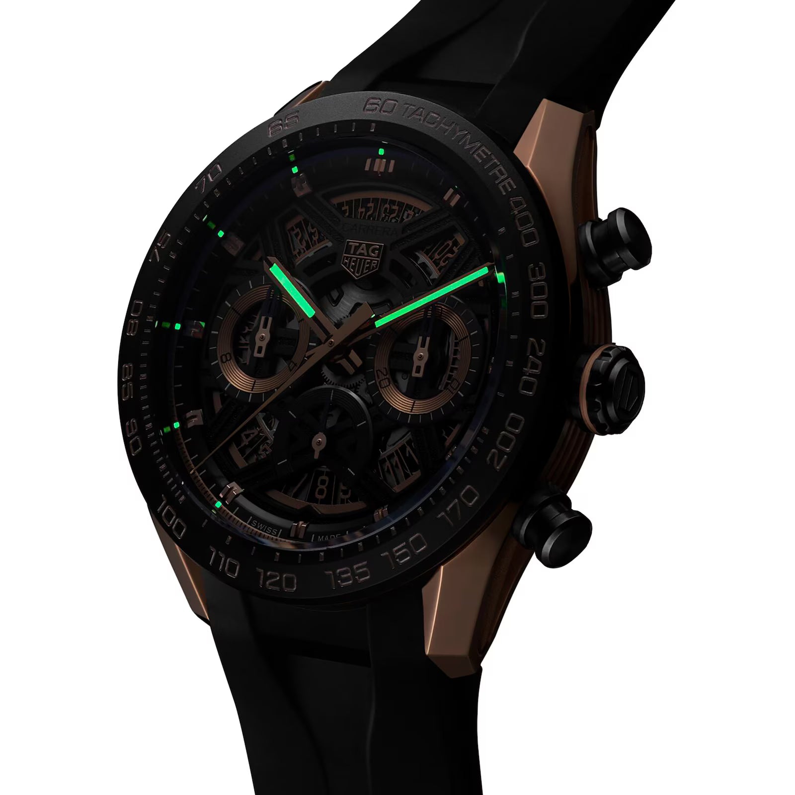 TAG Heuer Carrera Chronograph Extreme Sport 44mm Mens Watch Gold CBU2050.FT6273 - Image 5