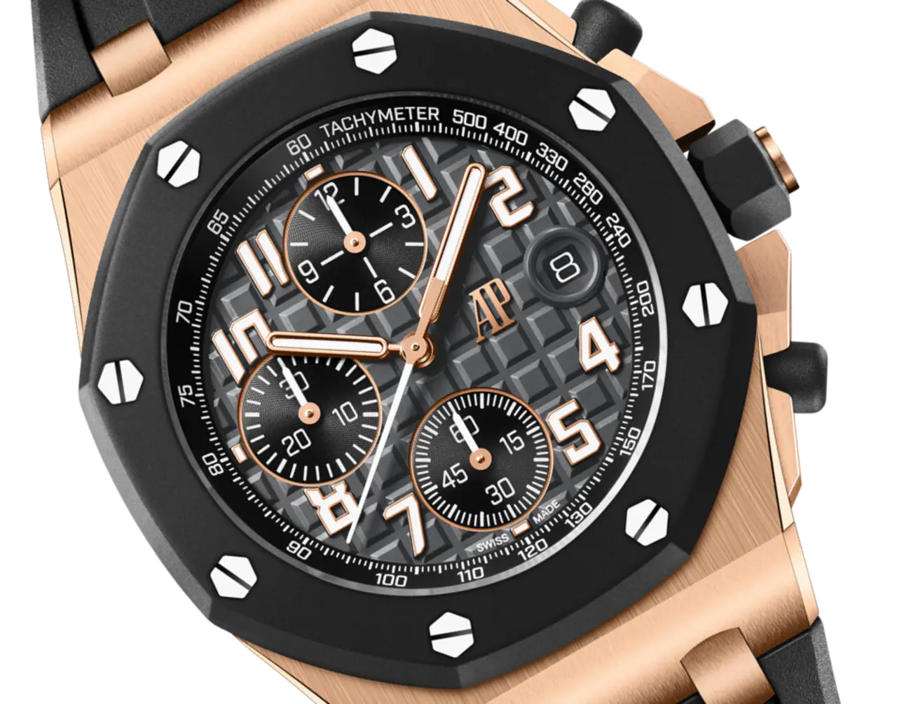 Audemars Piguet OFFSHORE Pink Gold Anthracite Grey Dial CHRONOGRAPH 42mm 26238OK.OO.A002CA.01 - Image 2
