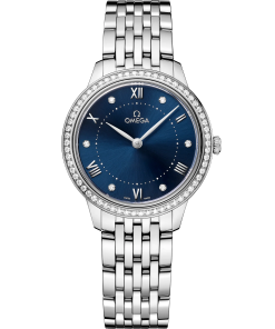 Omega De Ville Prestige, Stainless Steel and Diamond-set, 30mm Quartz 434.15.30.60.53.001