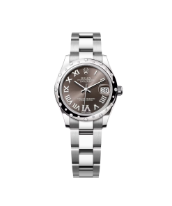 Alternative view of Rolex Datejust m278344 Dark Grey Dial 31mm Domed Diamond
