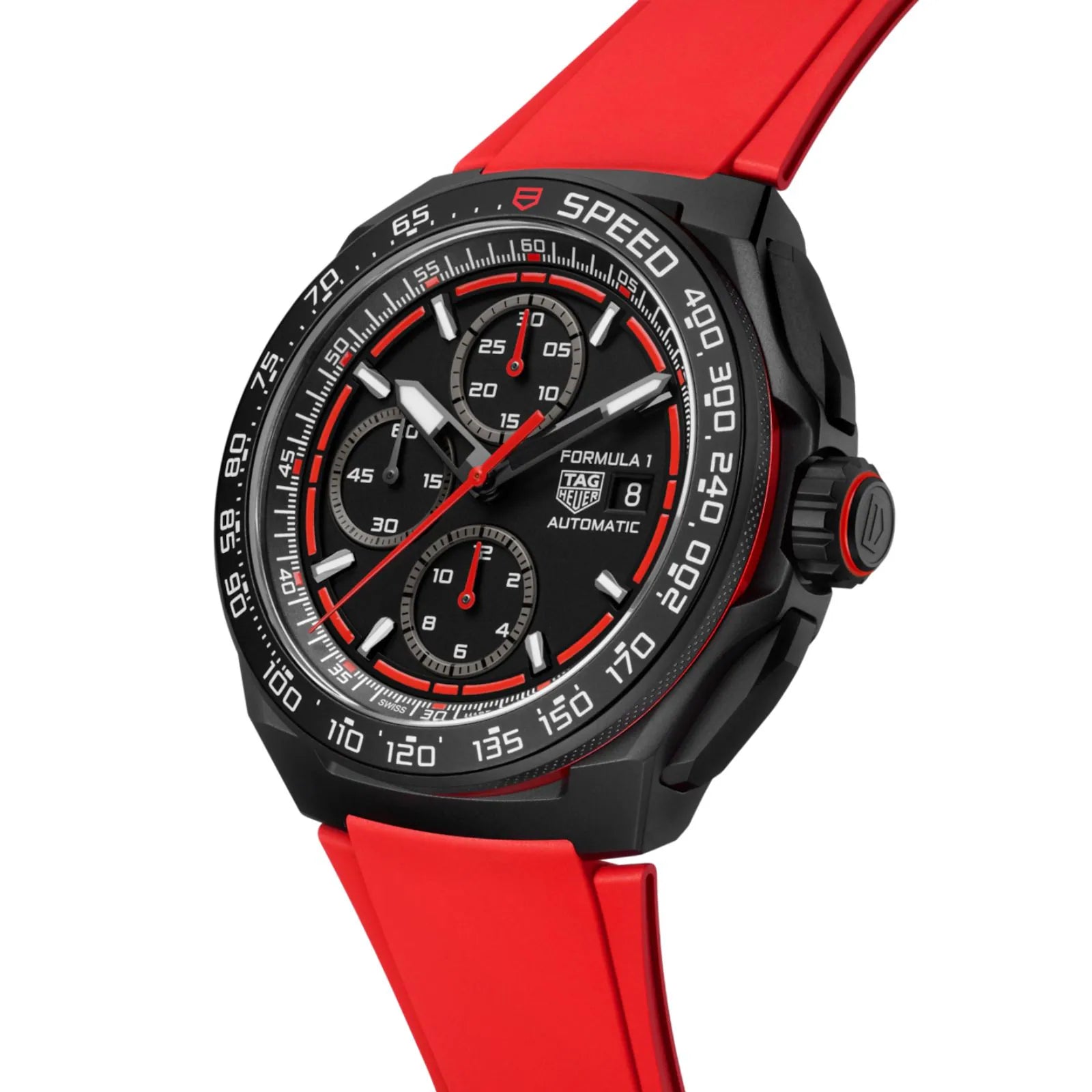 TAG Heuer Formula 1 Chronograph Automatic 44mm Mens Watch Red CBZ2085.FT8093 - Image 2