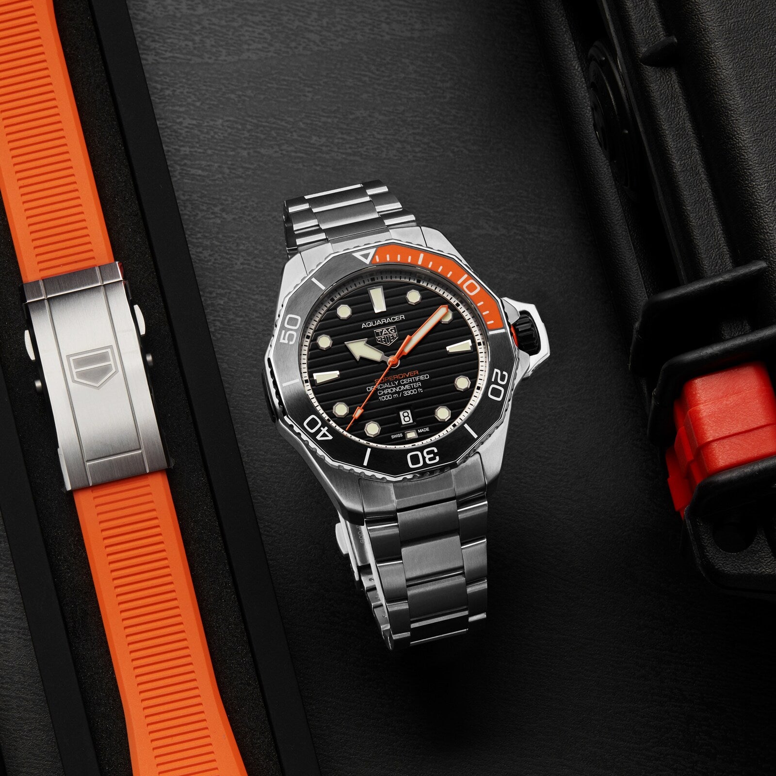 TAG Heuer Aquaracer Professional Superdiver 45mm Mens Watch WBP5A8A.BF0619 - Image 7